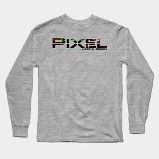 Pixel Logo & Design Long Sleeve T-Shirt